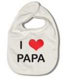 I LOVE PAPA W. BIB