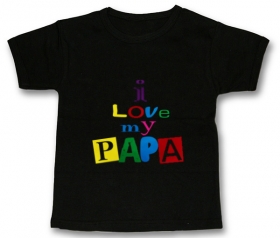 Camiseta I LOVE MY PAPA BMC