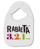 Babero RABIETA EN 3, 2, 1..W.