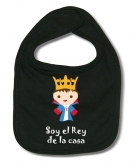 Babero SOY EL REY DE LA CASA B.