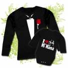 CAMISETA MAMA EL PADRINO + BODY I LOVE MI MAM� BL