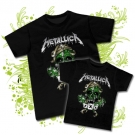 CAMISETA PAPA METALLICA + CAMISETA METALLICA BC