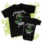 CAMISETA PAPA METALLICA + BODY METALLICA BC