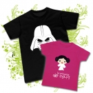 CAMISETA PAPA DARTH VADER III + CAMISETA LA PRINCESA DE PAPI CBFC