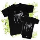 CAMISETA PAPA ARA�A + BODY SPIDER ARA�A BC 