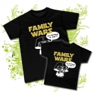 CAMISETA PAPA FAMILY WARS + CAMISETA FAMILY WARS BC 