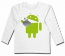 Camiseta ANDROID EATING AN APPLE WML
