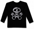 Camiseta MOTERA PISTONS AND SKULLS BML 