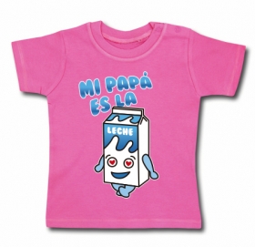 Camiseta MI PAP&Aacute; ES LA LECHE BLUR CHMC 