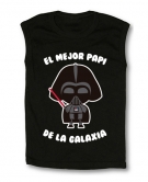 Camiseta sin mangas EL MEJOR PAPI DE LA GALAXIA TB