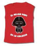 Camiseta sin mangas EL MEJOR PAPI DE LA GALAXIA TR