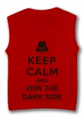 Camiseta sin mangas KEEP CALM AND Enjoy the Dark side! TR