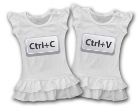 Vestidos gemelas COPY PASTE ( Ctrl+C Ctrl+V )
