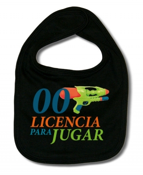 Babero 007 LICENCIA PARA MATAR B.  