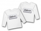 Camisetas gemelos COPY PASTE ( Ctrl+C Ctrl+V ) WL