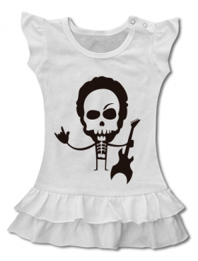 VESTIDO ESQUELETO ROCK