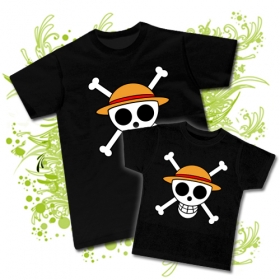CAMISETA PAPA ONE PIECE + CAMISA ONE PIECE BC