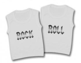 Camisetas sin mangas ROCK & ROLL WHITE TWINS TW.