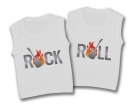 Camiseta sin mangas ROCK & ROLL GUITARRA TWINS TW.
