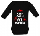 Body beb� KEEP CALM AND KILL ZOMBIES BML