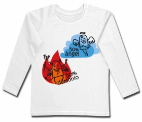 Camiseta 50% &Aacute;ngel + 50% Demonio