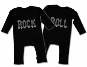 Pijamas gemelos ROCK and ROLL PLATA BL