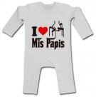 Pijama beb I LOVE MIS PAPIS ( El Padrino) W. 