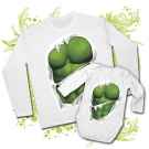 Camiseta PAPA HULK + Body bebé HULK WL