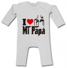 Pijama bebé I LOVE MI PAPÁ (El Padrino) W.