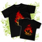 Camiseta PAPA SOY MOTERO + Camiseta SOY MOTERO COMO MIS PAPIS BC 