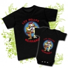 Camiseta PAPA LOS POLLOS HERMANOS + Body LOS POLLOS HERMANOS BC