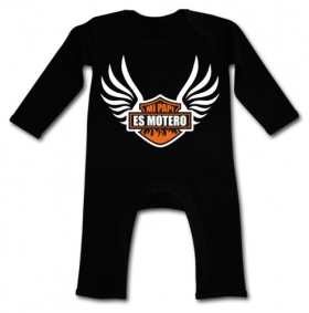 Pijama beb&eacute; MI PAPI ES MOTERO!