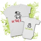Camiseta MAMA DE TAL PALO + Body BEBE TAL ASTILLA WC