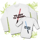 Camiseta PAPA YO SOY TU PADRE + Body YO SOY TU HIJA WL