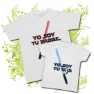 Camiseta PAPA YO SOY TU PADRE + Camiseta YO SOY TU HIJA WC