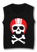 Camiseta sin mangas CALAVERA MOTERA TB.