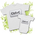 Camiseta PAPA Ctrl+C + Body Ctrl+V WC 