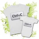 Camiseta MAMA Ctrl+C + Body BEBE Ctrl+V WC 