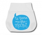 Ranita cubre pa�ales TE QUERO MUSHO MAMI W.