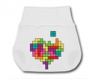 Ranita cubre pa�ales TETRIS CORAZON W.