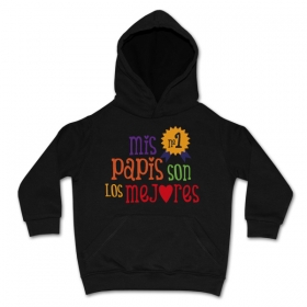 Sudadera MIS PAPIS SON LOS MEJORES 