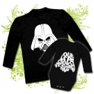 Camiseta PAPA DARTH VADER + Body QUE LA PACIENCIA TE ACOMPA�E PAPI BL