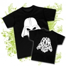 Camiseta PAPA DARTH VADER + Camiseta QUE LA PACIENCIA TE ACOMPA�E PAPI BC