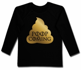 Camiseta POOP IS COMING BL