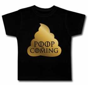 Camiseta POOP IS COMING BC