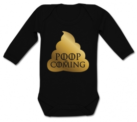 Body beb&eacute; POOP IS COMING BL