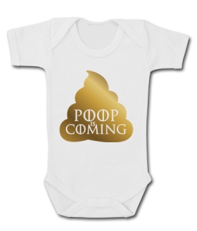 Body beb&eacute; POOP IS COMING WC