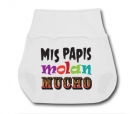 Ranita cubre pa�ales MIS PAPIS MOLAN MUCHO W.
