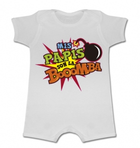 Pijama manga corta MIS PAPIS SON LA BOMBA W