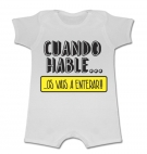 Pijama manga corta CUANDO HABLE OS VAIS A ENTERAR W
